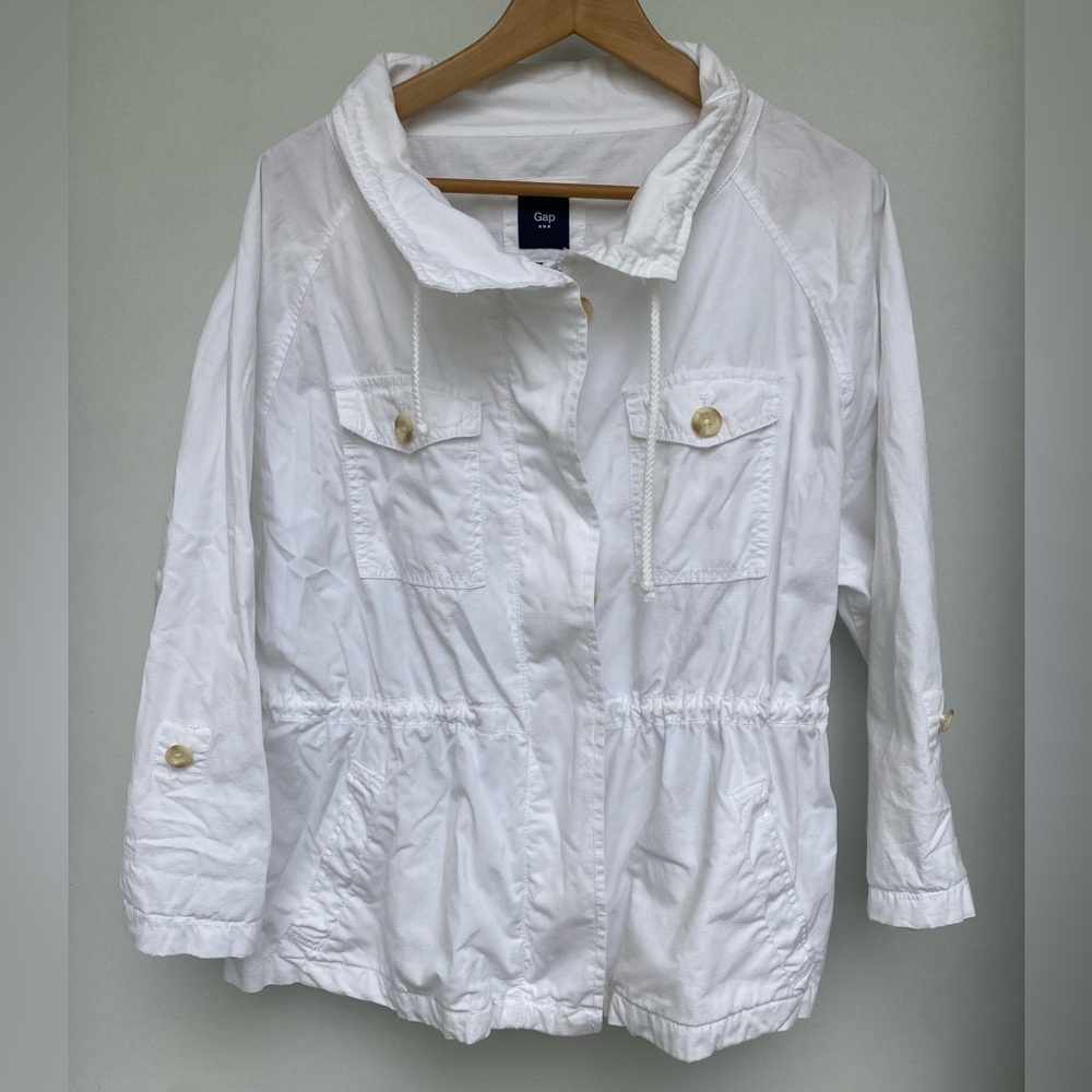 White Gap Utility Jacket - Size Large - image 1